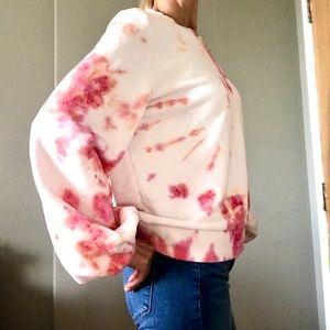 Tie-Dye Crewneck Oversized Sweatshirt